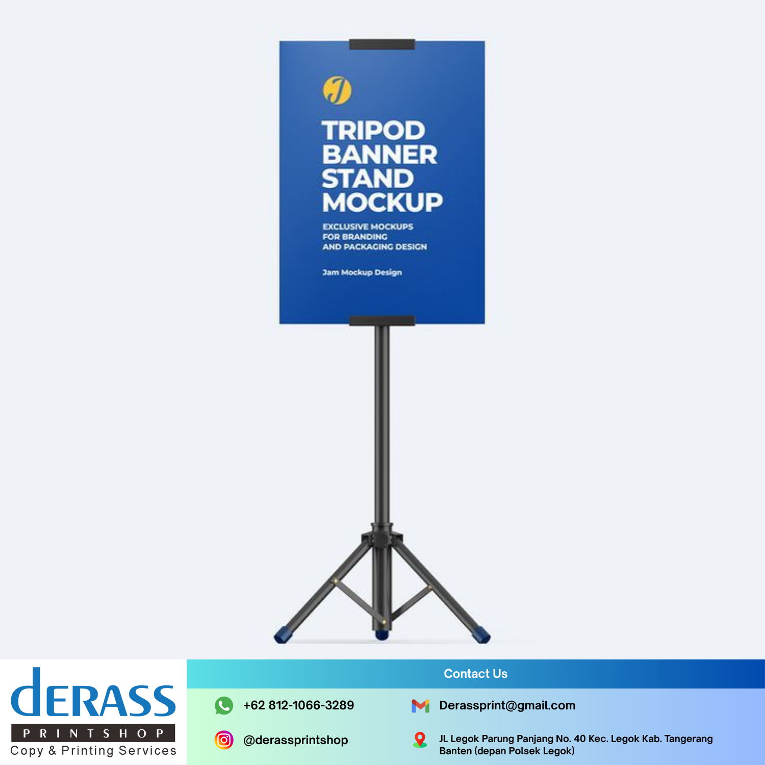 Cetak Banner Tripot Derass Print Shop